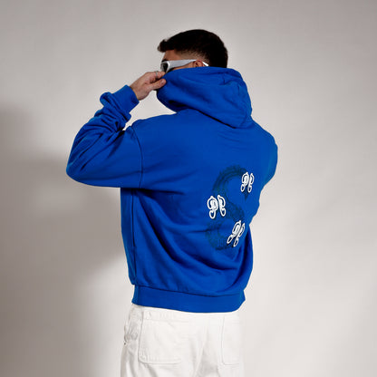 Modrá hoodie