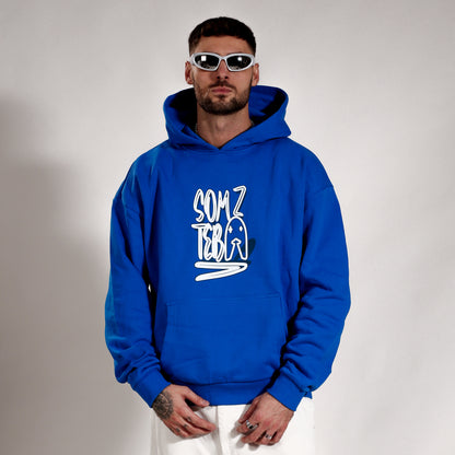 Modrá hoodie