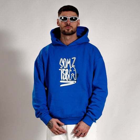 Modrá hoodie