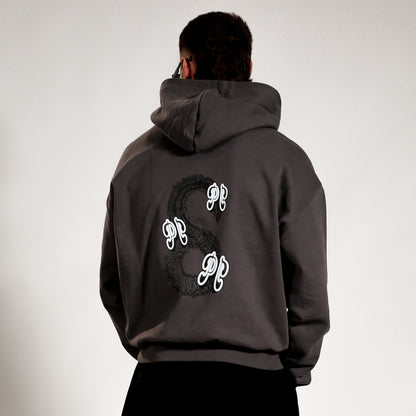 Sivá hoodie