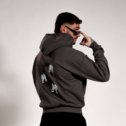 Sivá hoodie