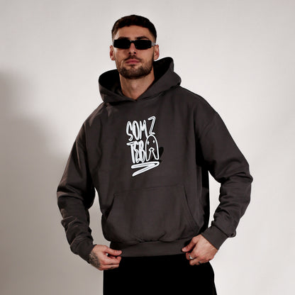 Sivá hoodie